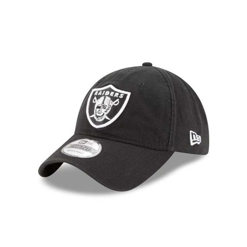 NFL Las Vegas Raiders Core Classic 9Twenty Adjustable (CLM8167) - Black New Era Caps